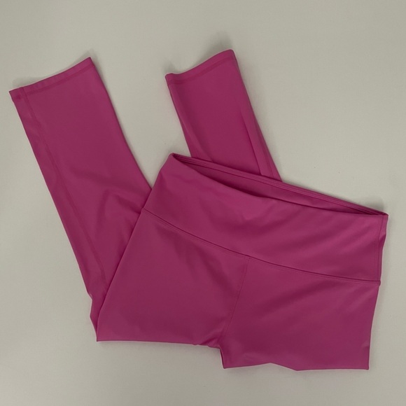 Fabletics High Waisted Ultracool Crop Hot Pink LEGGING M - Picture 3 of 10